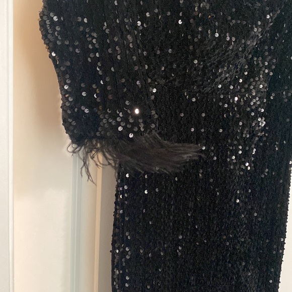 Lin Lin Q Sexy Size XL Formal Sequined Dress - Picture 6 of 7